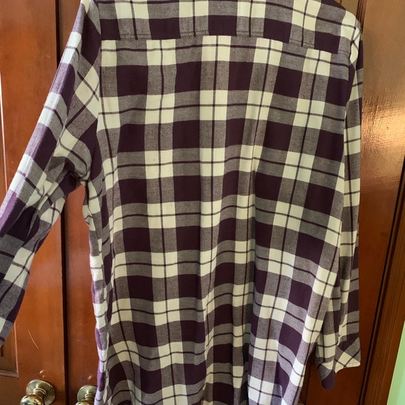 Make + Model purple Flannel - Picture 4 of 4